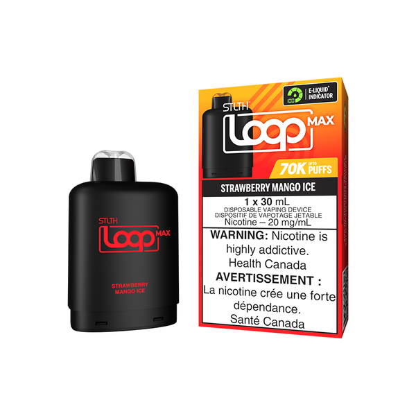 STLTH Loop Max 70K Pods - Strawberry Mango Ice