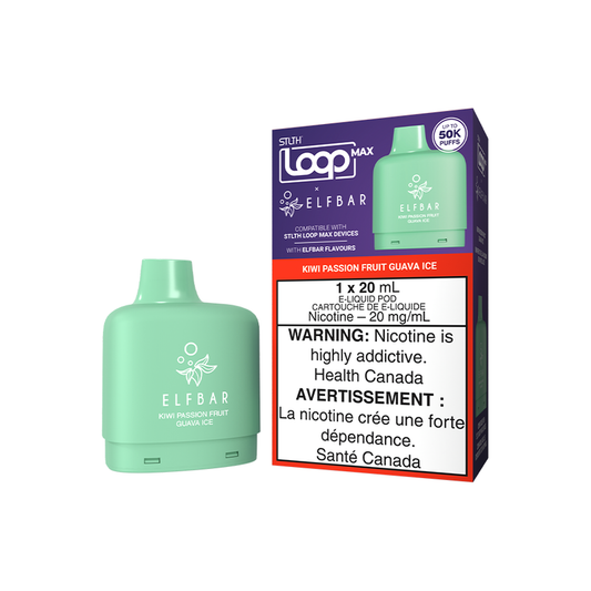 STLTH Loop Max x Elfbar 50K Pods - Kiwi Passion Fruit Guava Ice