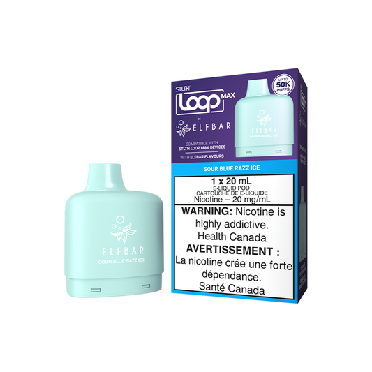 STLTH Loop Max x Elfbar 50K Pods - Sour Blue Razz Ice