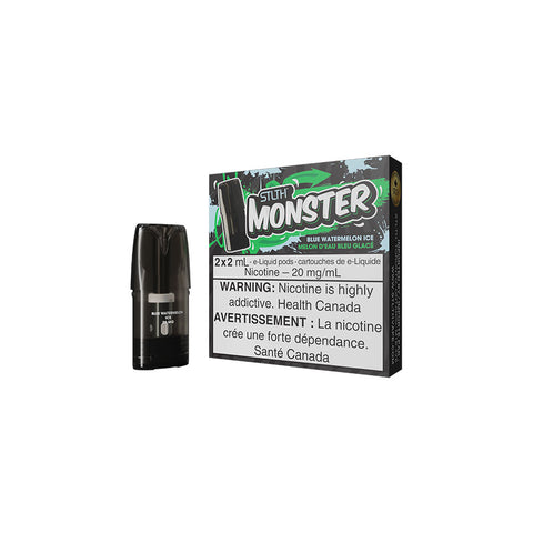 STLTH MONSTER Pods Blue Watermelon Ice - Online Vape Shop Canada - Quebec and BC Shipping Available