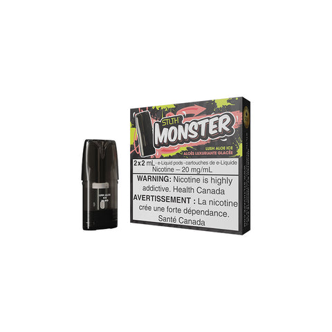 STLTH MONSTER Pods Lush Aloe Ice - Online Vape Shop Canada - Quebec and BC Shipping Available