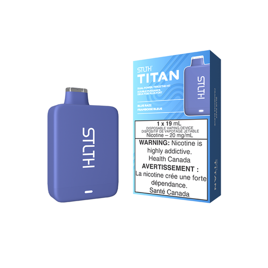 STLTH Titan 10K Blue Razz Disposable Vape