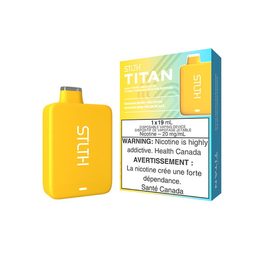 STLTH Titan 10K Banana Berry Melon Ice Disposable Vape - Online Vape Shop Canada - Quebec and BC Shipping Available