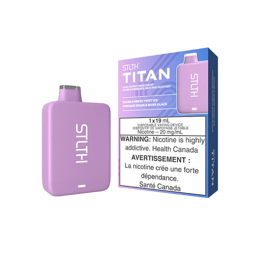 STLTH Titan 10K Double Berry Twist Ice Disposable Vape - Online Vape Shop Canada - Quebec and BC Shipping Available
