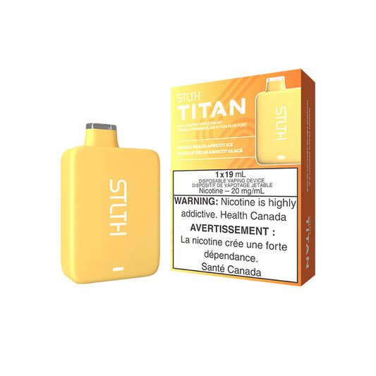 STLTH Titan 10K Mango Peach Apricot Ice Disposable Vape - Online Vape Shop Canada - Quebec and BC Shipping Available