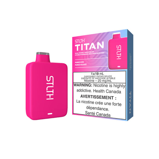 STLTH Titan 10K Punch Ice Disposable Vape - Online Vape Shop Canada - Quebec and BC Shipping Available