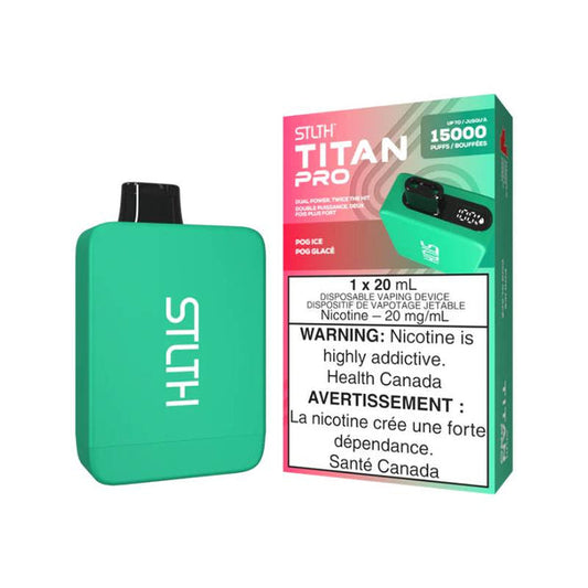 Stlth Titan Pro 15K Disposable Vape - POG Ice - Online Vape Shop Canada - Quebec and BC Shipping Available