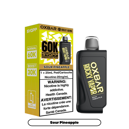 Rocky Vapor Svopp 60K Pro Pods - Sour Pineapple