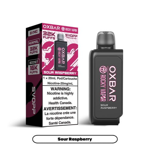 Oxbar Svopp 32K Pods - Sour Raspberry