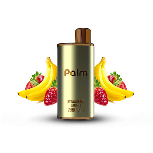 Pop Palm 7000 Strawberry Banana Disposable Vape - Online Vape Shop Canada - Quebec and BC Shipping Available
