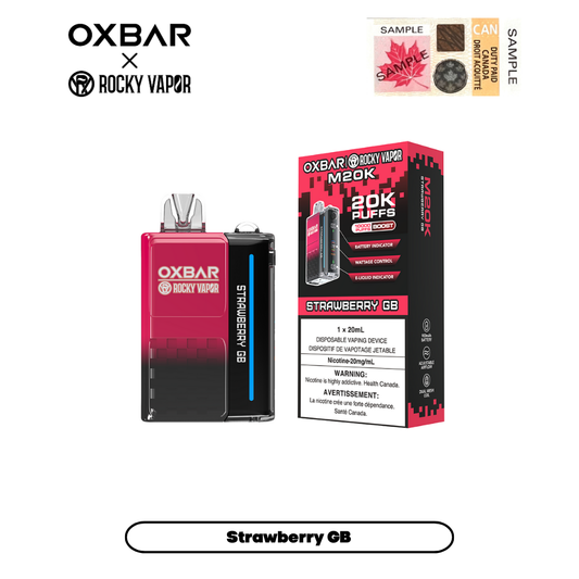 Oxbar M20K Disposable Vape - Strawberry GB