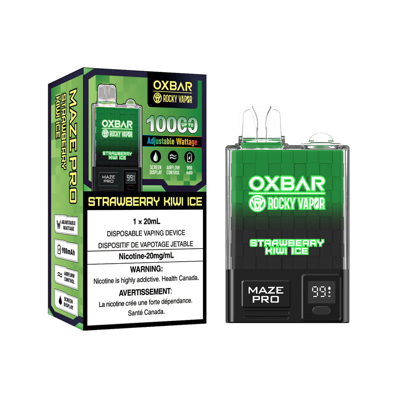 Ox Bar Maze Pro Strawberry Kiwi Ice Disposable Vape - Online Vape Shop Canada - Quebec and BC Shipping Available