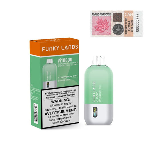 Funky Lands Vi10000 Strawberry Kiwi - Online Vape Shop Canada - Quebec and BC Shipping Available