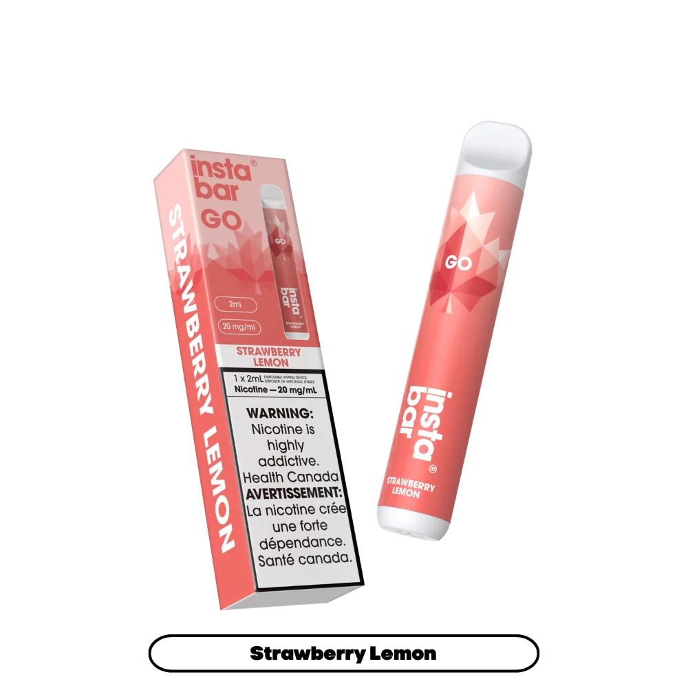 Insta Bar Go Disposable Vape - Strawberry Lemon