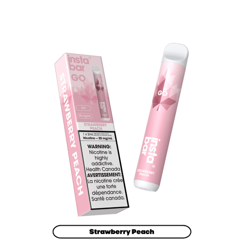 Insta Bar Go Disposable Vape - Strawberry Peach