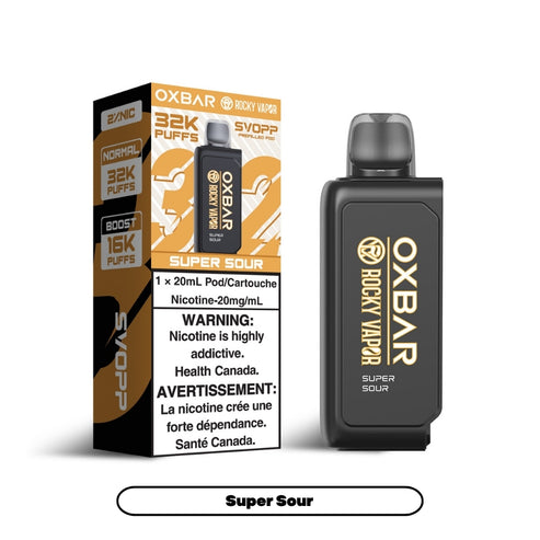 Oxbar Svopp 32K Pods - Super Sour