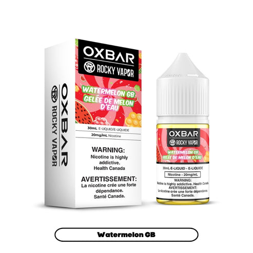 Rocky Vapor Oxbar Watermelon GB Salt Nic