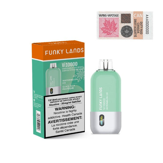 Funky Lands Vi10000 Watermelon Ice - Online Vape Shop Canada - Quebec and BC Shipping Available