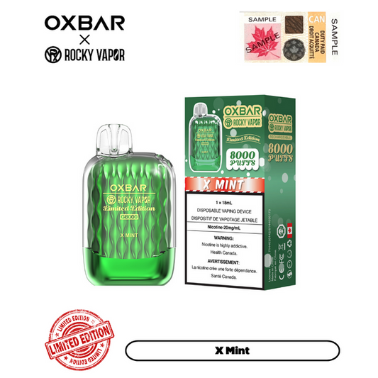 Ox Bar G8000 X Mint Disposable Vape