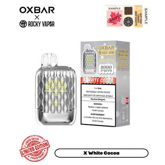 Ox Bar G8000 X White Cocoa Disposable Vape