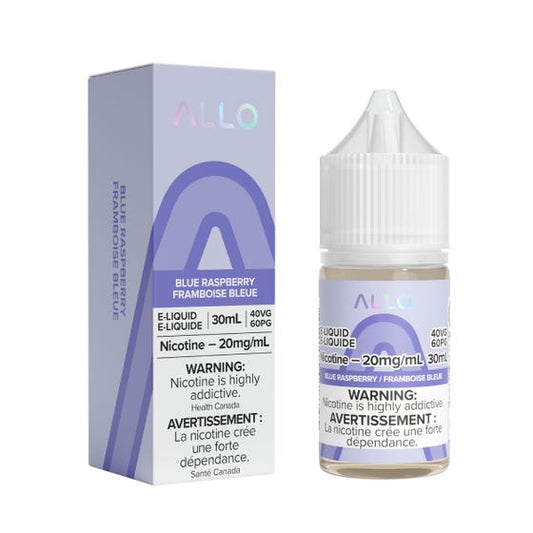 Allo Blue Raspberry Salt Nic - Online Vape Shop Canada - Quebec and BC Shipping Available