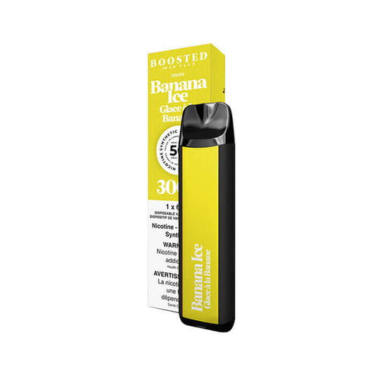 Boosted Bar Plus Banana Ice Disposable Vape - Online Vape Shop Canada - Quebec and BC Shipping Available