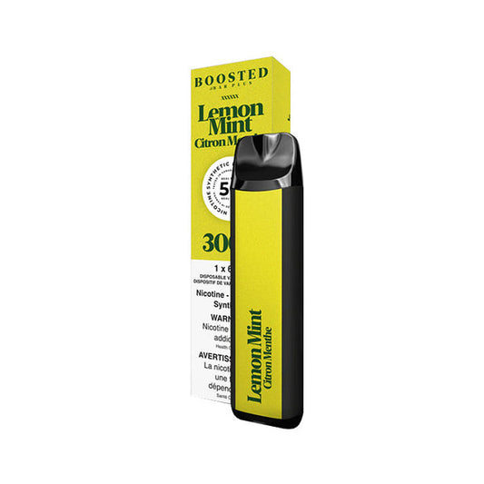Boosted Bar Plus Lemon Mint Disposable Vape - Online Vape Shop Canada - Quebec and BC Shipping Available
