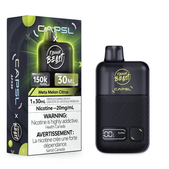 CAPSL x Flavour Beast AFX30 - Meta Melon Citrus Iced