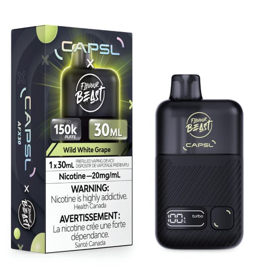 CAPSL x Flavour Beast AFX30 - Wild White Grape Iced