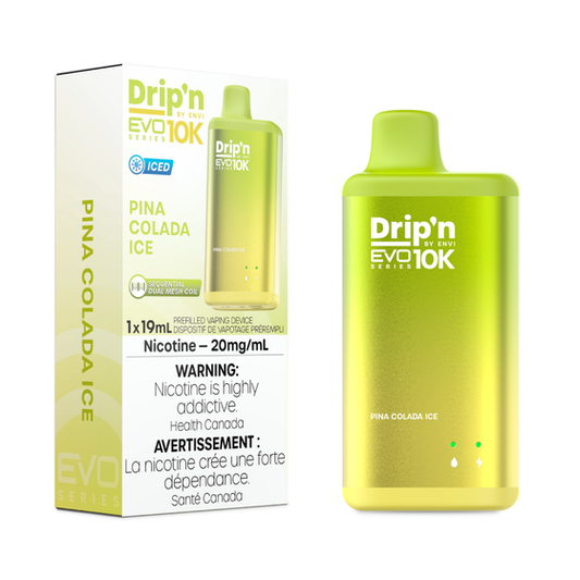 Envi Drip'n EVO 10K Pina Colada Ice Disposable Vape
