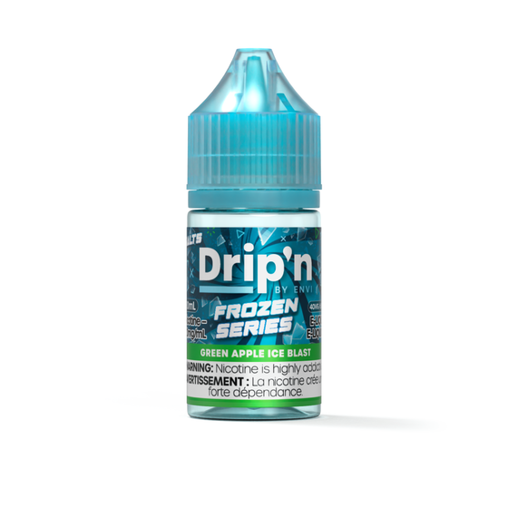 Drip'n by Envi Frozen Salt - Green Apple Ice Blast