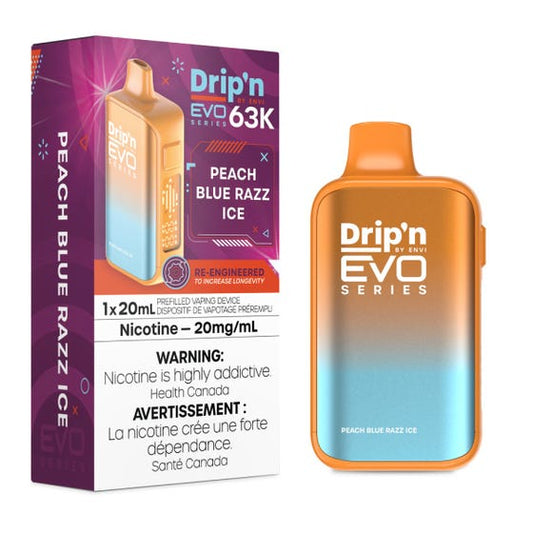 Drip’n by Envi EVO 63K - Peach Blue Razz Ice