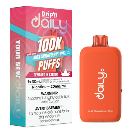 Drip'n Daily 100K - Just Strawberry Kiwi