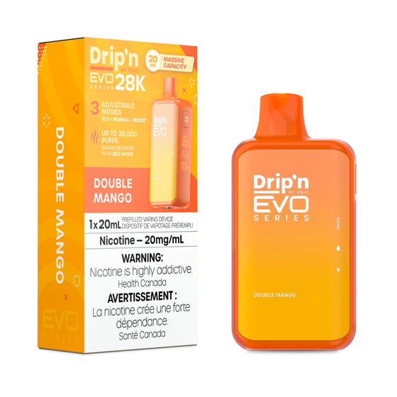 Drip'n EVO 28K Disposable Vape - Double Mango