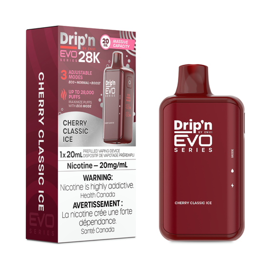 Drip'n EVO 28K Disposable Vape - Cherry Classic