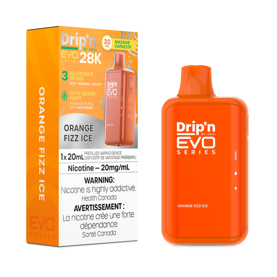 Drip'n EVO 28K Disposable Vape - Orange Fizz