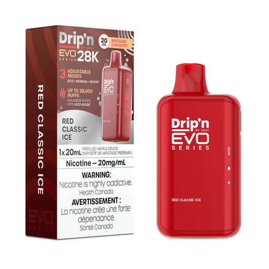 Drip'n EVO 28K Disposable Vape - Red Classic