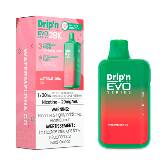 Drip'n EVO 28K Disposable Vape - Watermelona CG