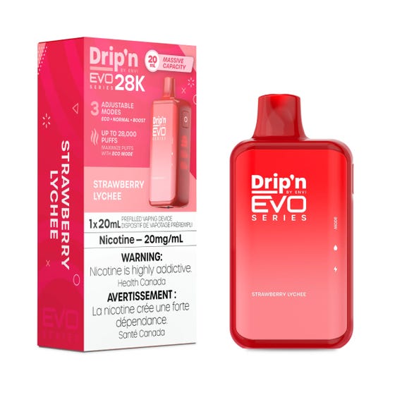 Drip'n EVO 28K Disposable Vape - Strawberry Lychee