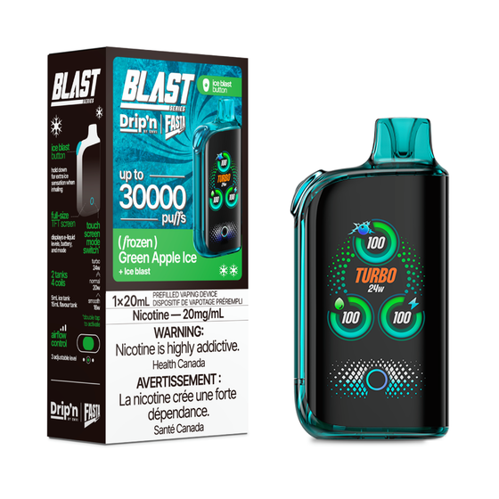 Drip'n Fasta Blast 30K - Green Apple Ice