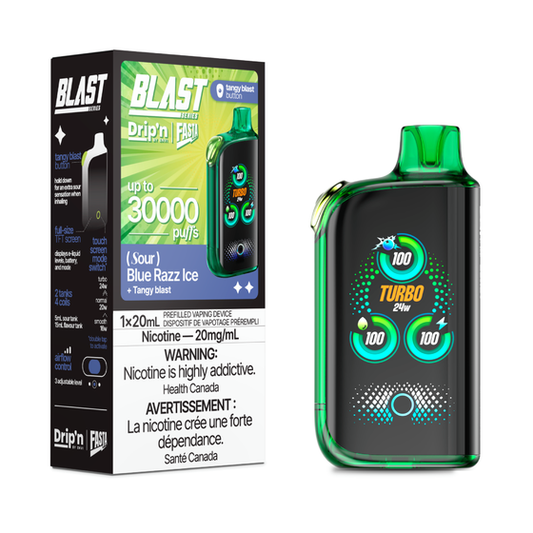 Drip'n Fasta Blast 30K - Blue Razz Ice (Sour)