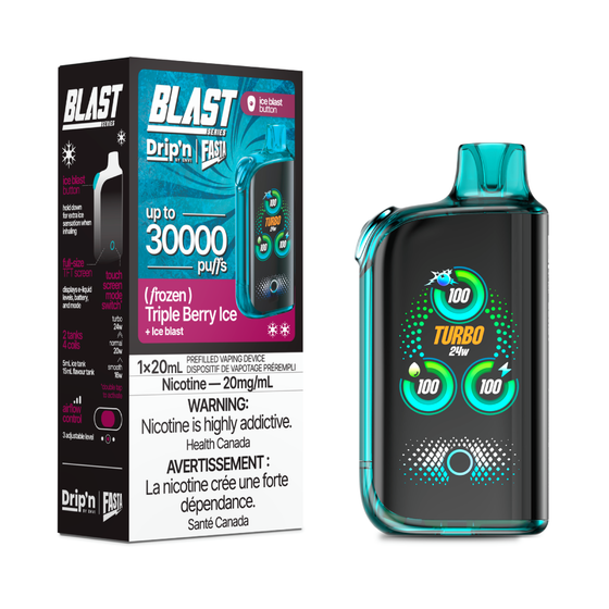 Drip'n Fasta Blast 30K - Triple Berry Ice