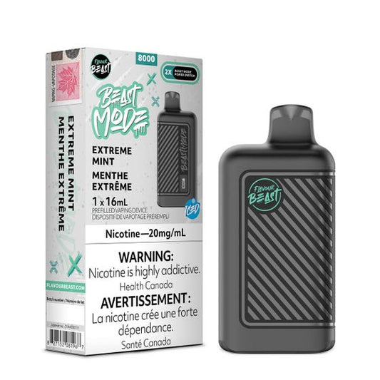 Flavour Beast BEAST MODE 8K Extreme Mint - Online Vape Shop Canada - Quebec and BC Shipping Available
