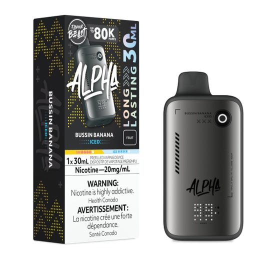 Flavour Beast Alpha 80K - Bussin' Banana Iced