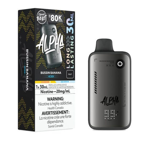 Flavour Beast Alpha 80K - Bussin' Banana Iced