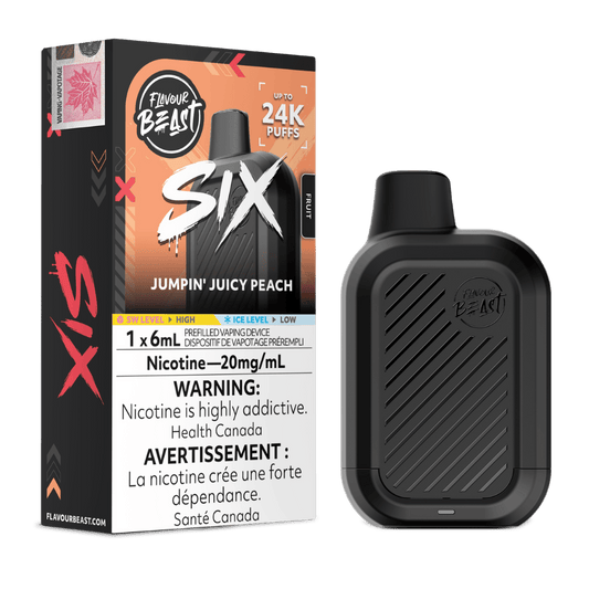 Flavour Beast Six 6ML - Jumpin Juicy Peach