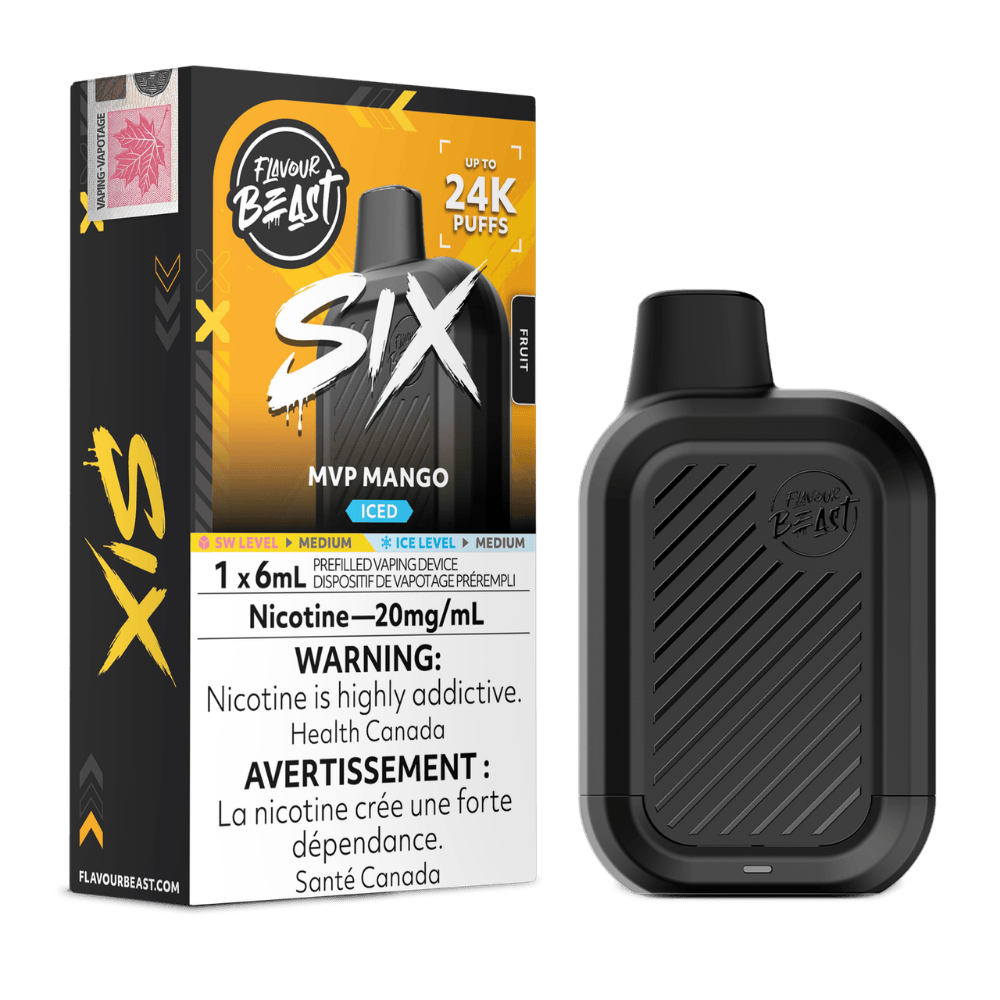 Flavour Beast Six 6ML - MVP Mango Iced