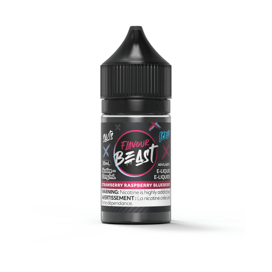 Flavour Beast Strawberry Raspberry Blueberry Iced Salt