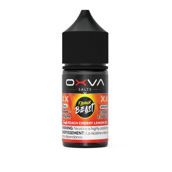 Flavour Beast x OXVA E-Liquid - Fresh Peach Cherry Lemon Ice