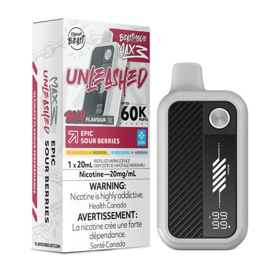 Flavour Beast Beast Mode Max 3 60K - Epic Sour Berries Iced